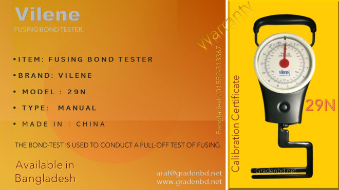 Fusing Bond Tester Vilene