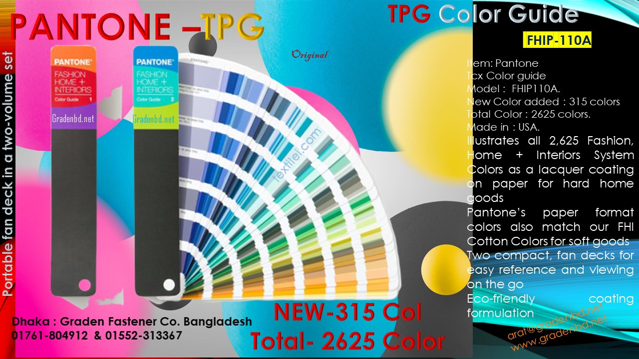 Tpg Pantone Color Guide in Bd.